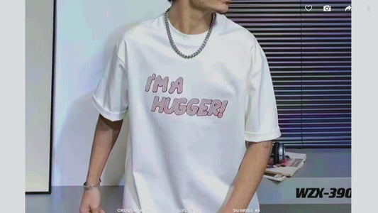 Embroidered printed T-shirt